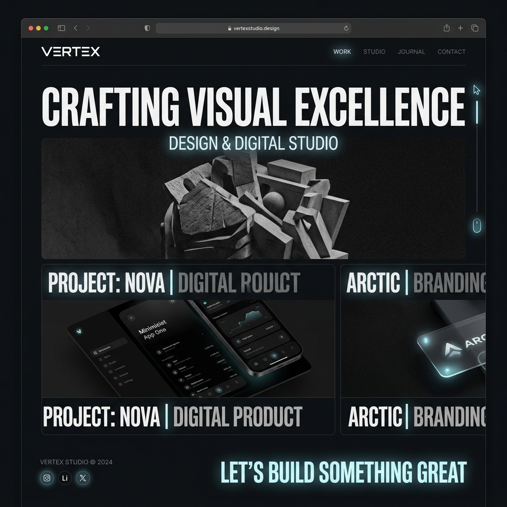 Creative Portfolio UI