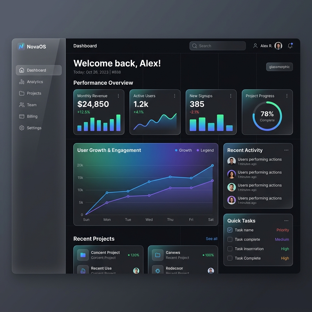 Studiio UI Kit SaaS Dashboard